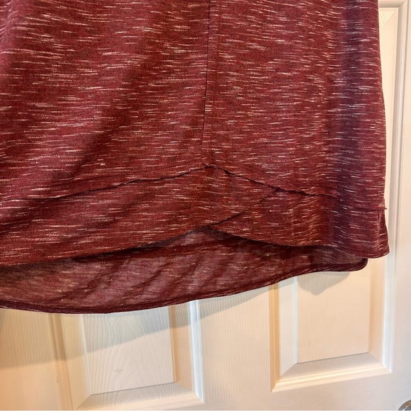 NWT L Style & Co. Wine Spacedye Sleeveless Top - Picture 4 of 6